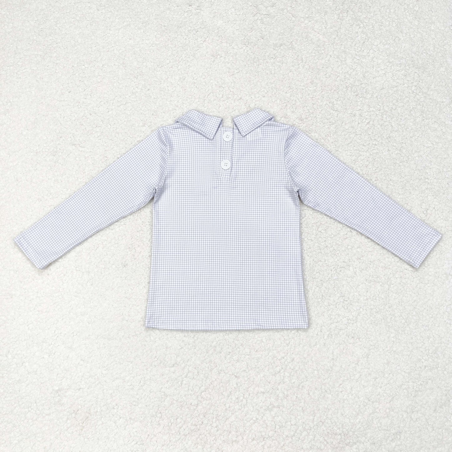 BT0752 Boys blue top long sleeves