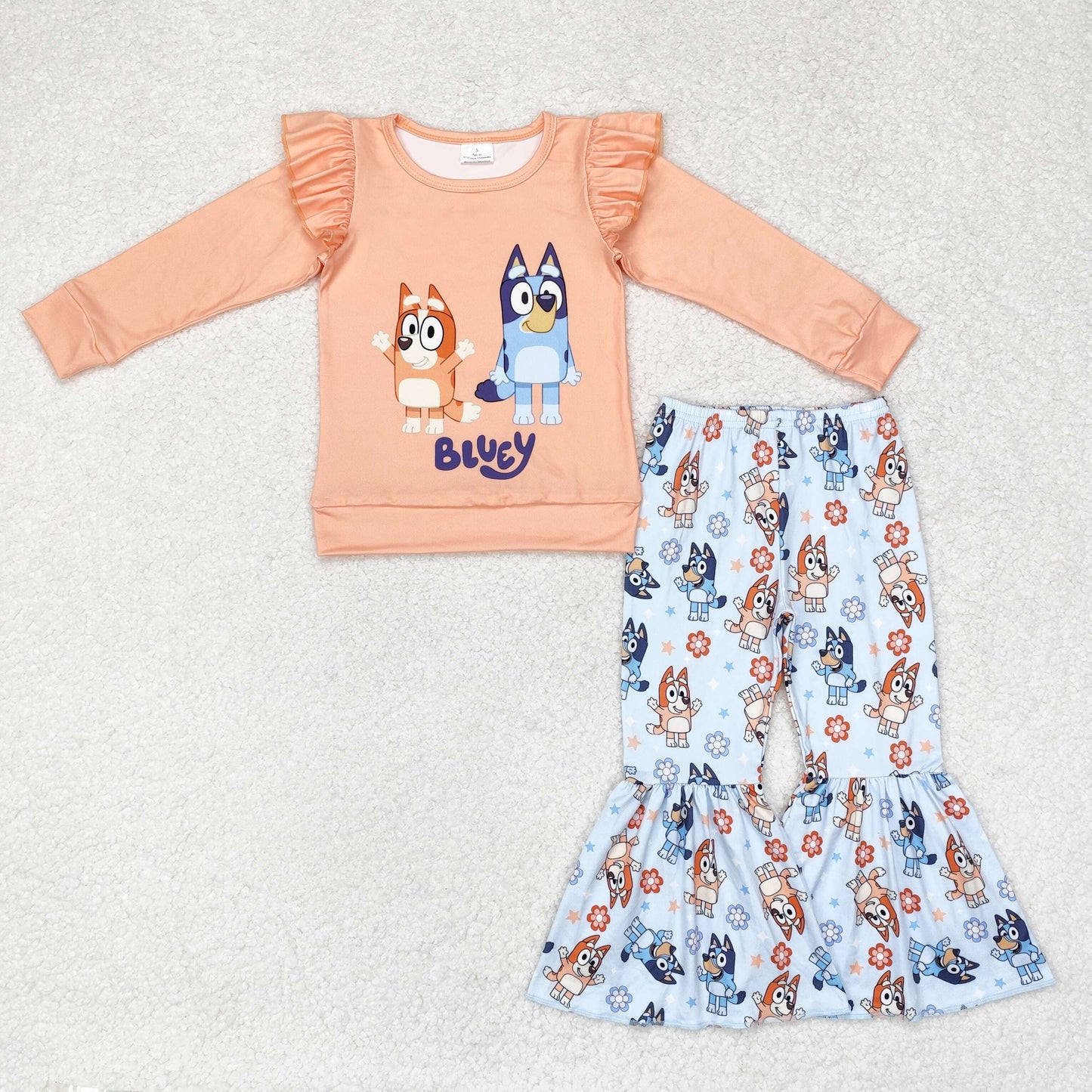 GLP1363 Girls cartoon dog outfits
