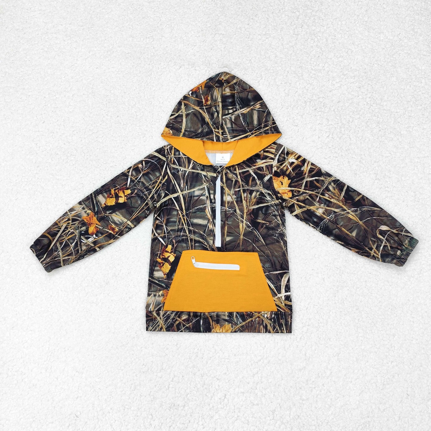 BT0755 Boys army green camo Pullover
