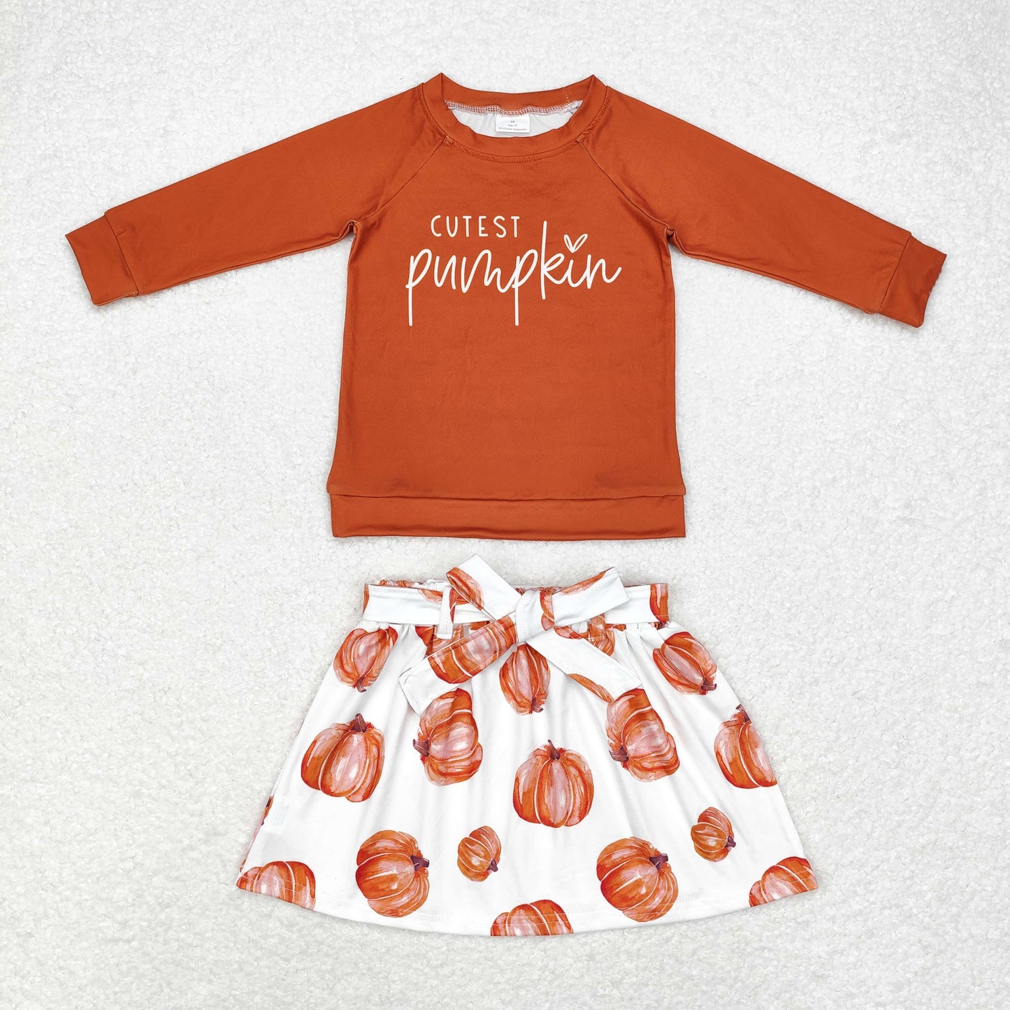 GLD0686 long sleeve pumpkin outfits skirt