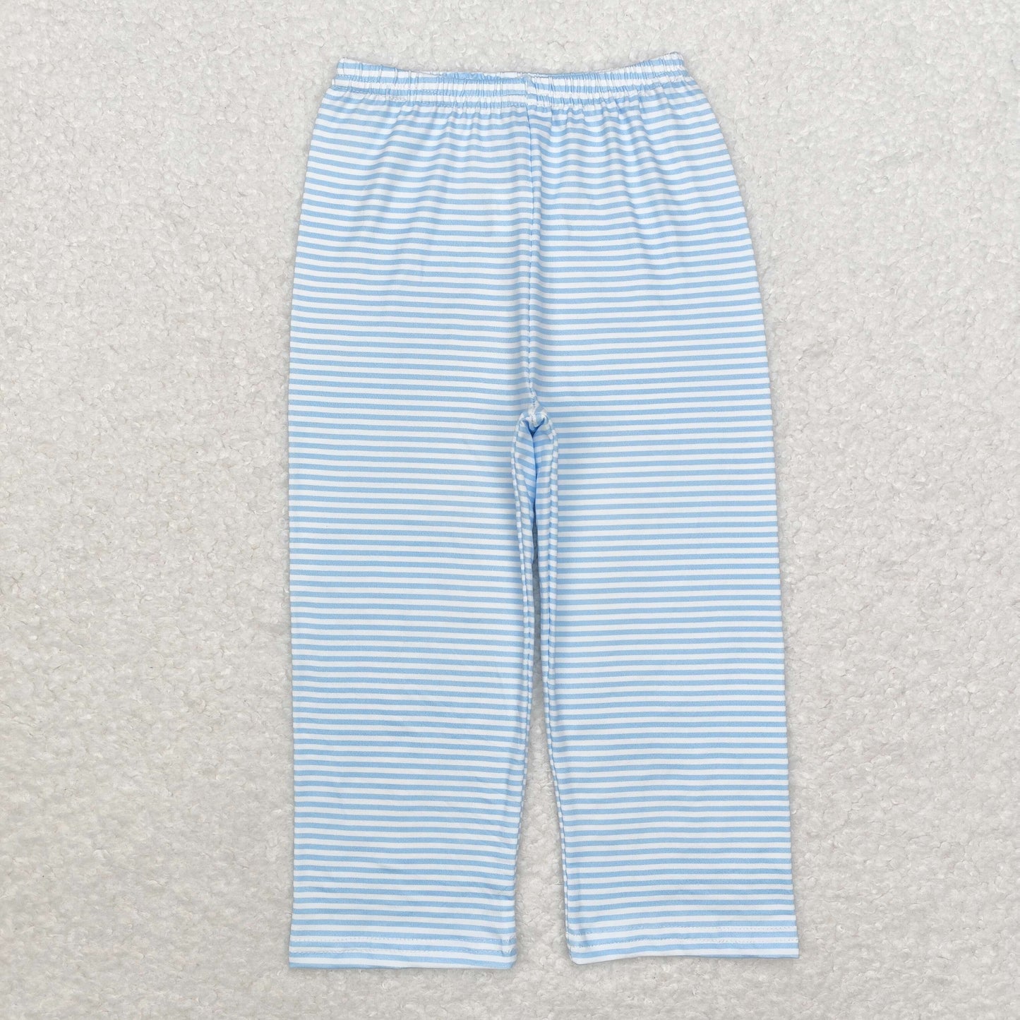 P0626 baby boys blue stripe long pants