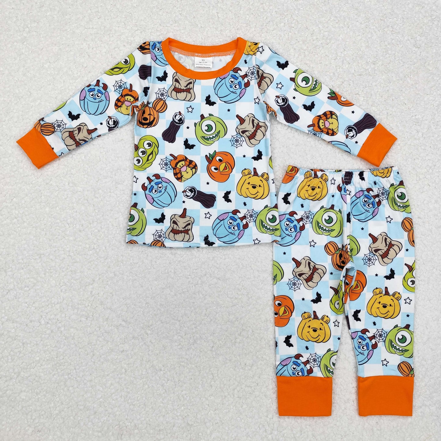 BLP0809 baby Boys Halloween monster pajamas