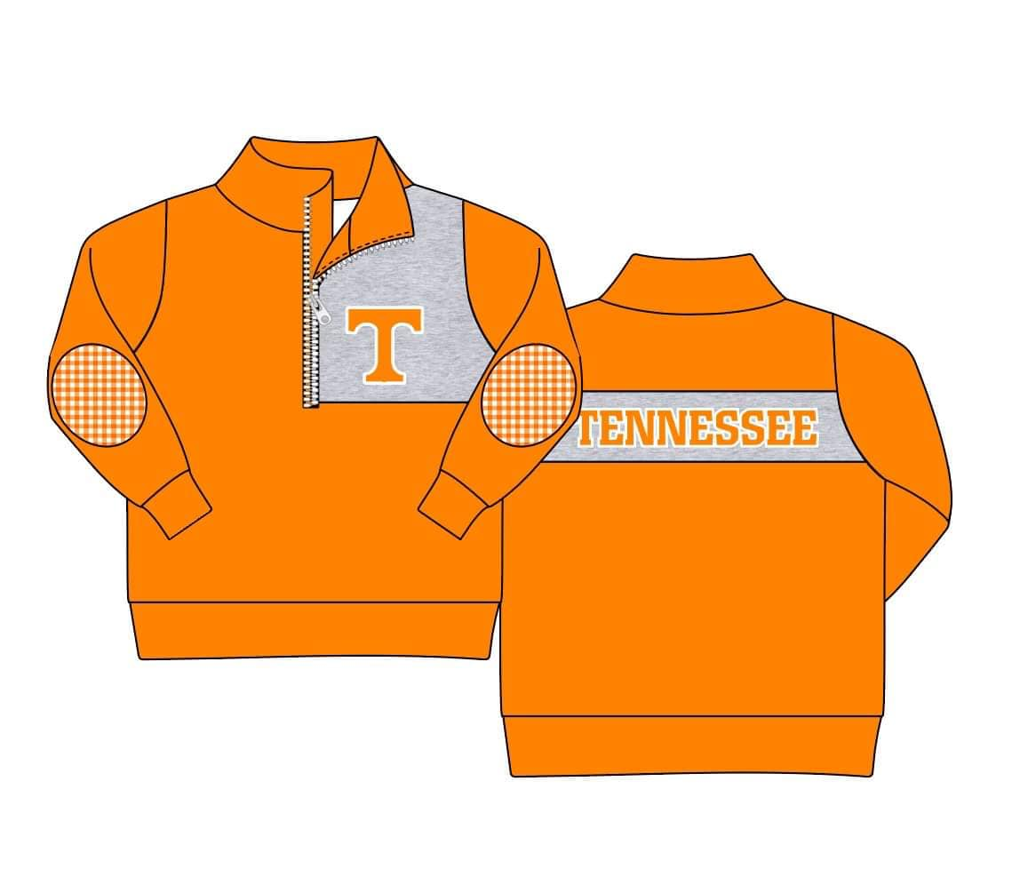 MOQ 5 Custom design baby Boys team TENNESSEE Pullover