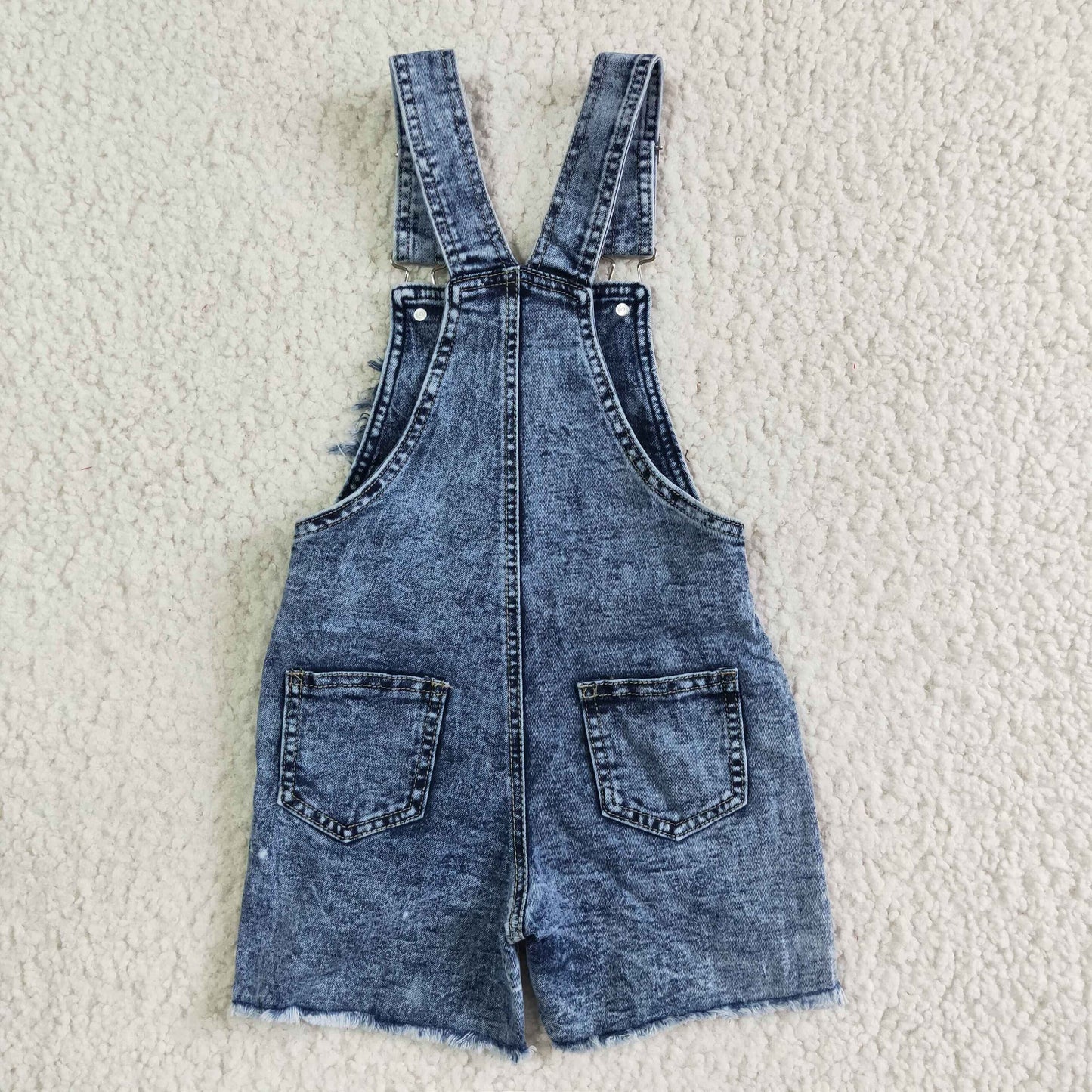 SS0023 Cow Overalls Jeans Denim shorts