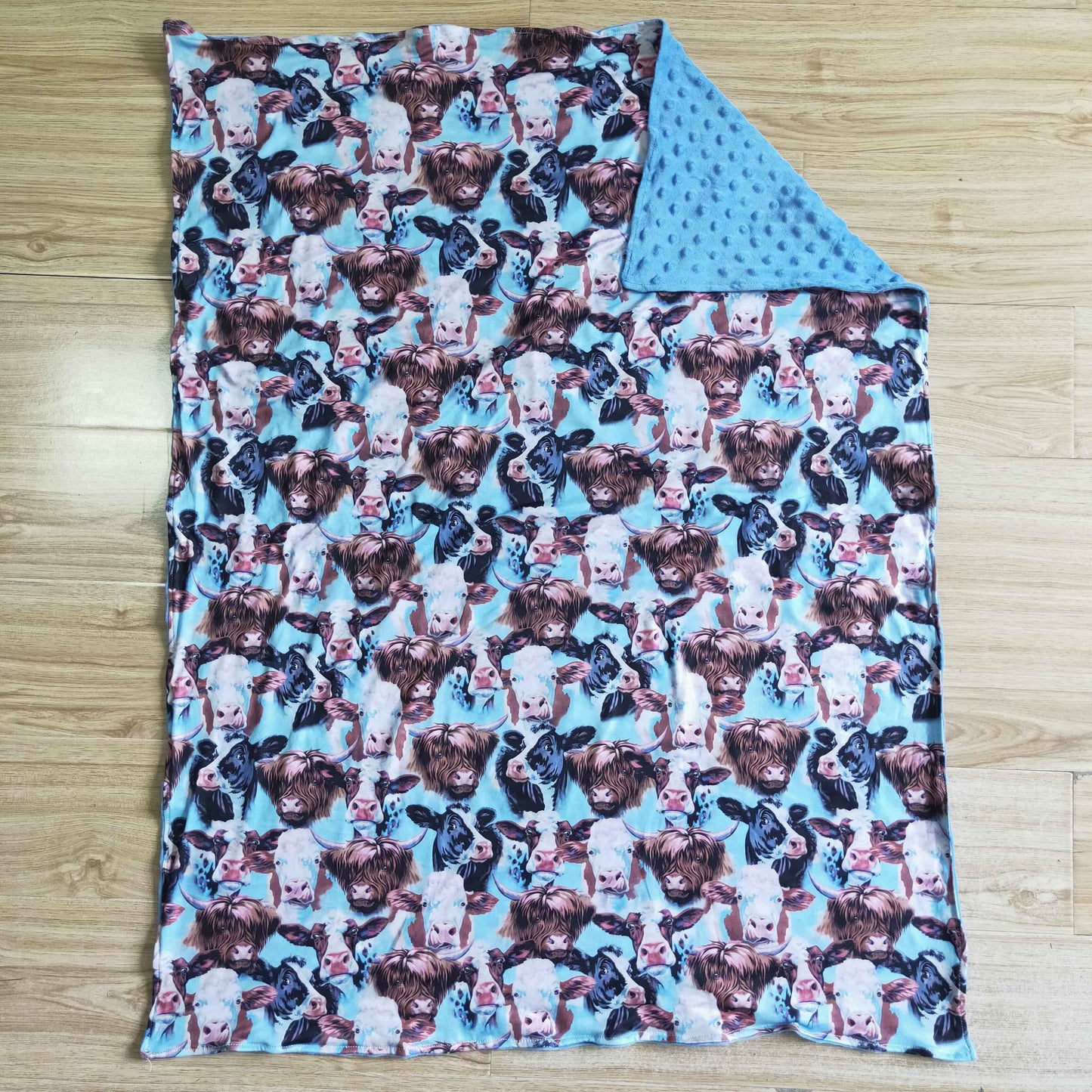 Baby Blankets Cow Print