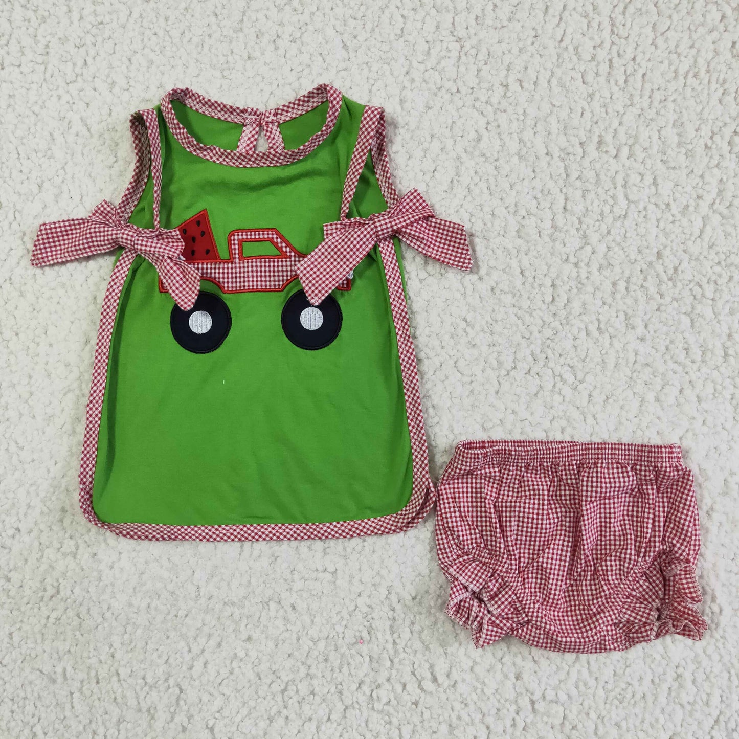 Girls Embroidery Watermelon Bummies