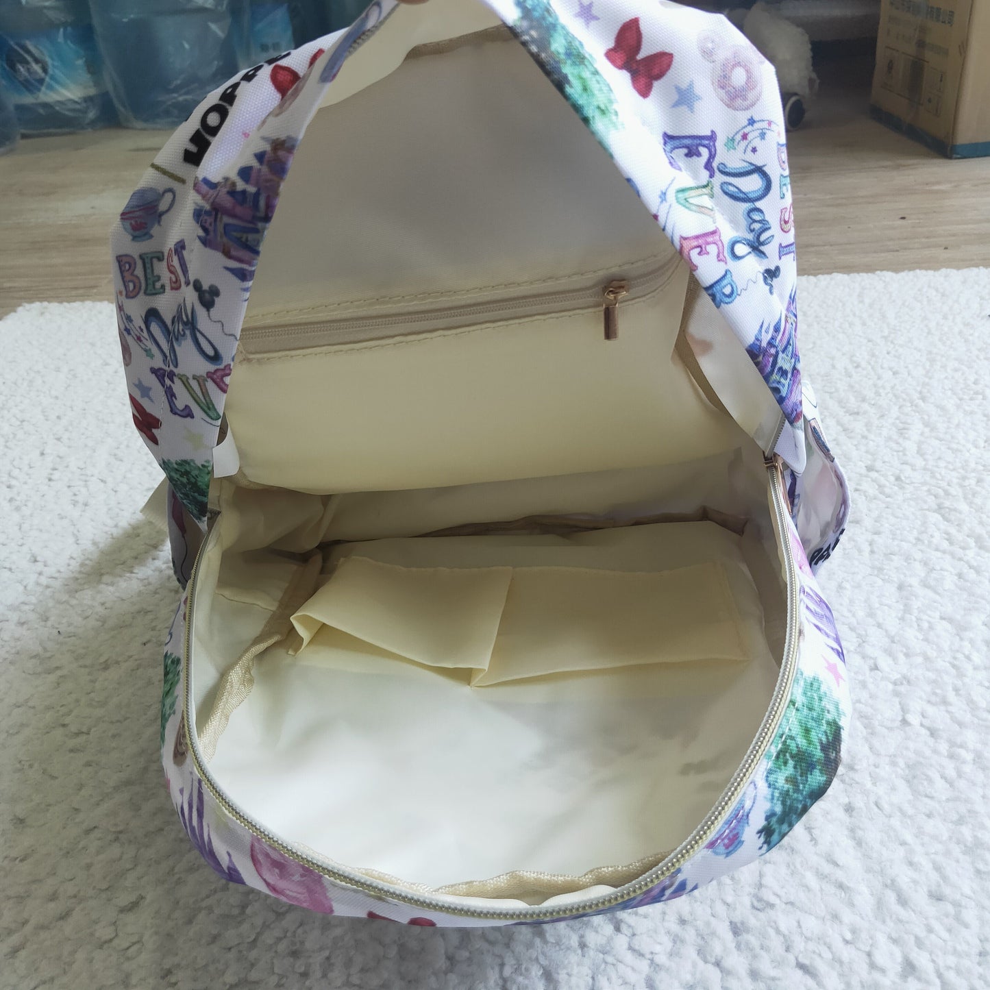 Cartoon Backpack 10 * 13.9 * 4 inches