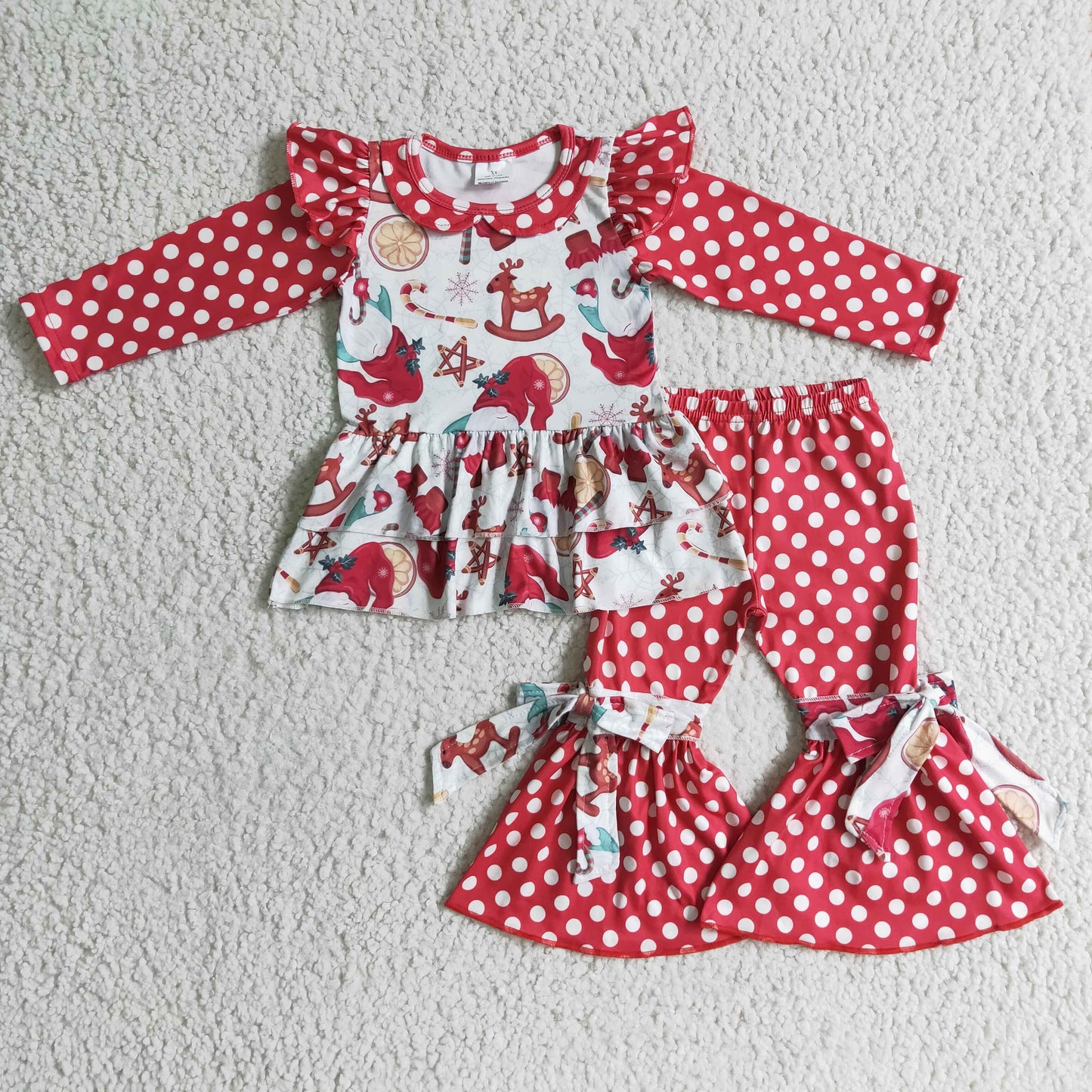 Girls Christmas Red Outfits