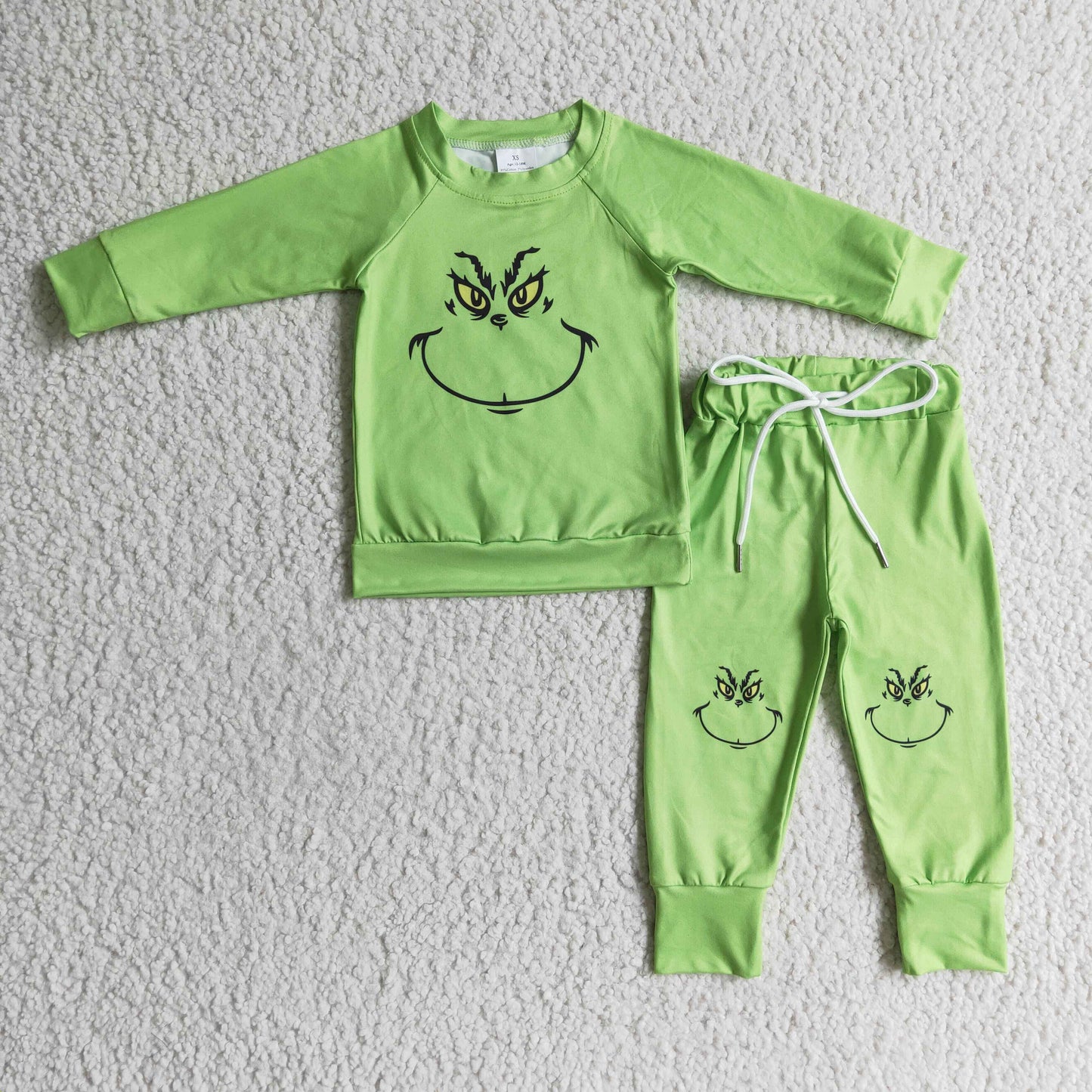 BLP0111 Boys Christmas Green Outfits