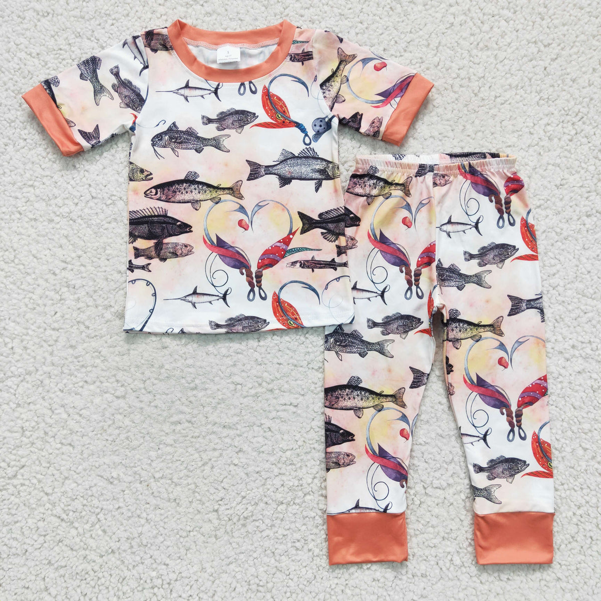 Boys Fishing Pajamas ZHOHAO03