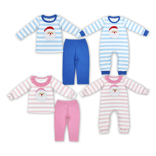 Matching Baby girls boys Christmas cookies outfits embroidery clothing