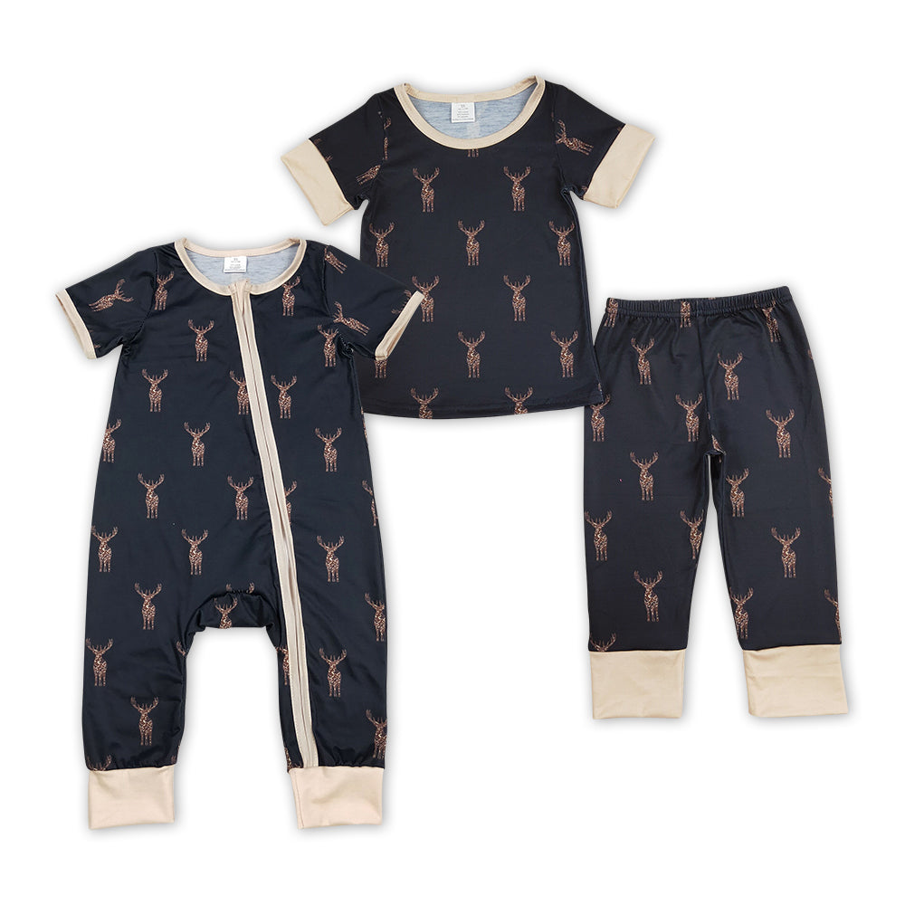 Matching Baby boys camo deer outfits clothing