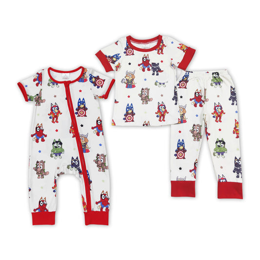 Matching Baby boys cartoon dog outfits clothing