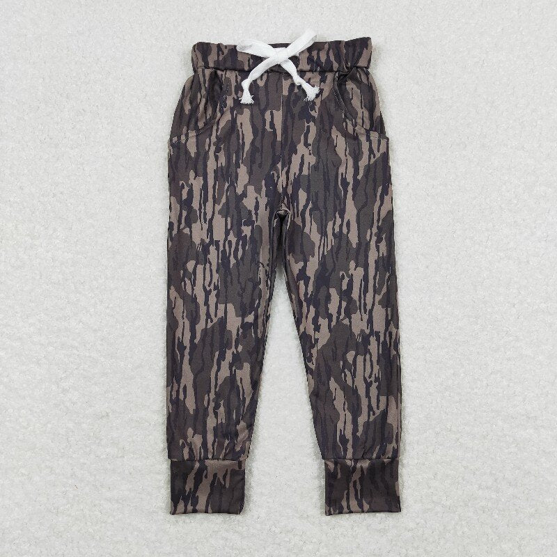 P0423 Boys Camo Pants Joggers