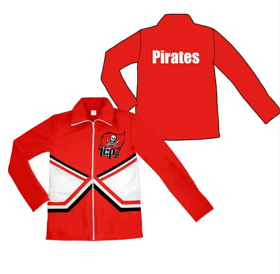 No MOQ Group Custom design boys PIRATES  team Pullover（Deadline Aug.1th ）