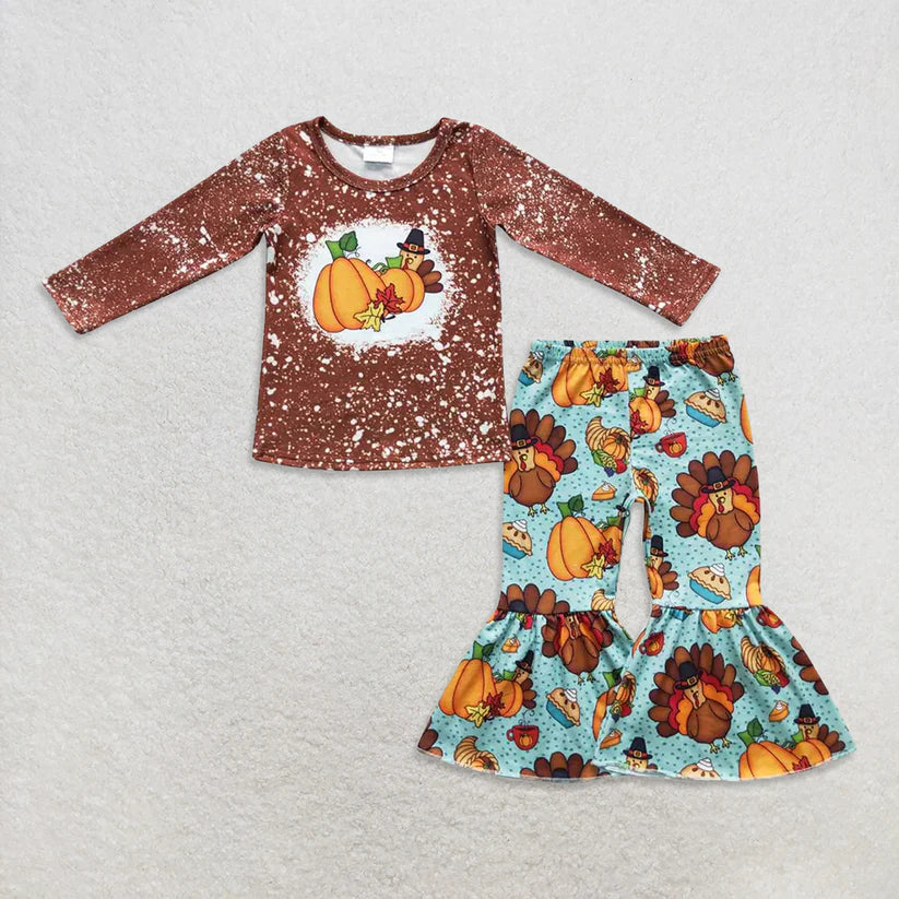 Matching Baby girls boys Thanksgiving  clothing