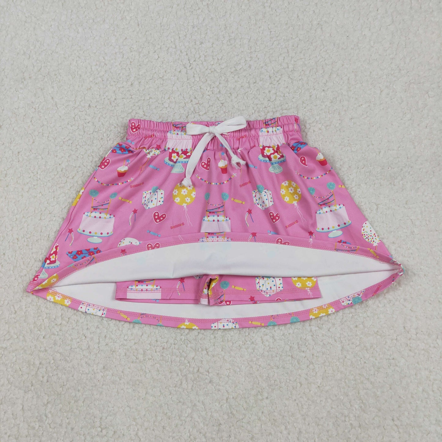 GLK0170 Girls happy birthday Skirt yoga
