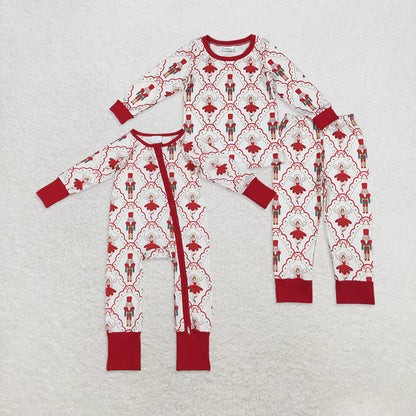 Matching Baby girls Christmas Soldier romper & pajamas clothing