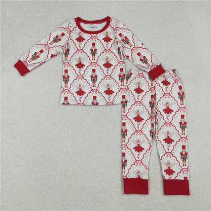 Matching Baby girls Christmas Soldier romper & pajamas clothing