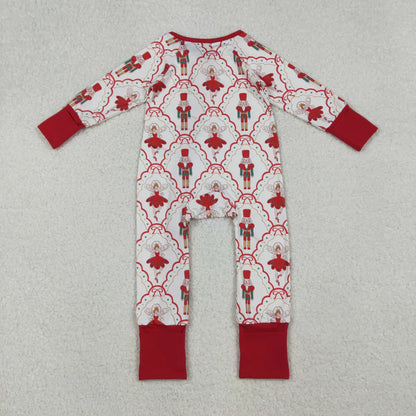 Matching Baby girls Christmas Soldier romper & pajamas clothing