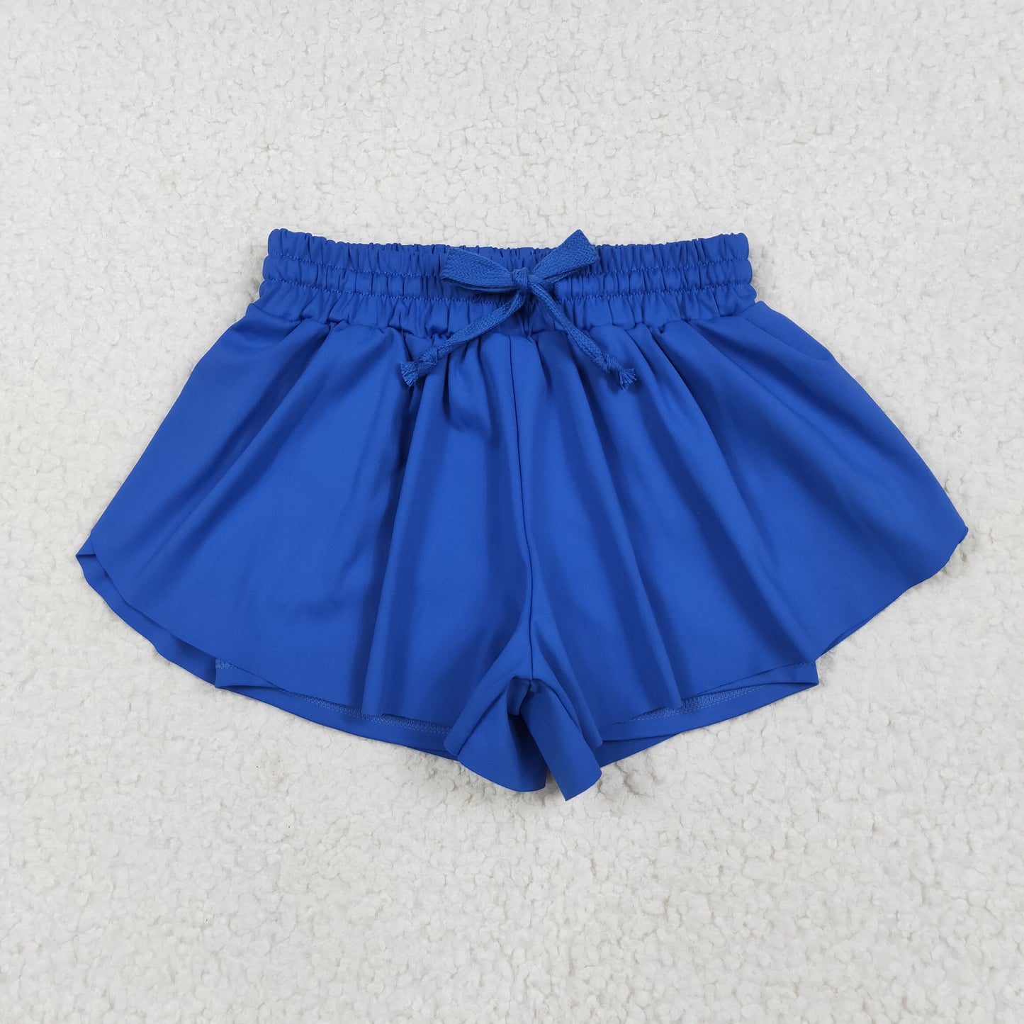 SS0552 baby girls blue shorts