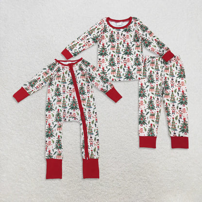 Matching Baby boys Christmas romper & pajamas clothing