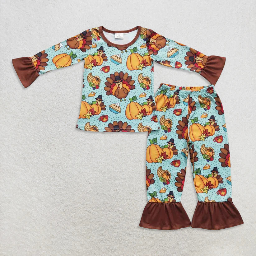 Matching Baby girls boys Thanksgiving  clothing