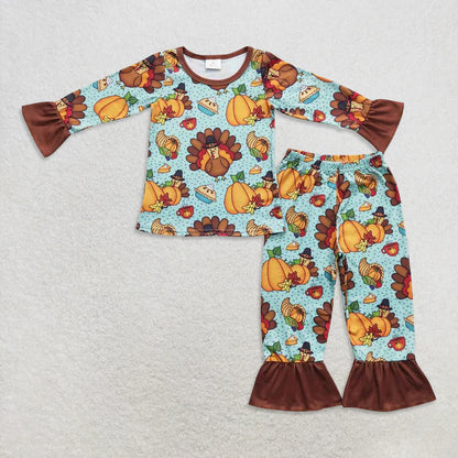 Matching Baby girls boys Thanksgiving  clothing
