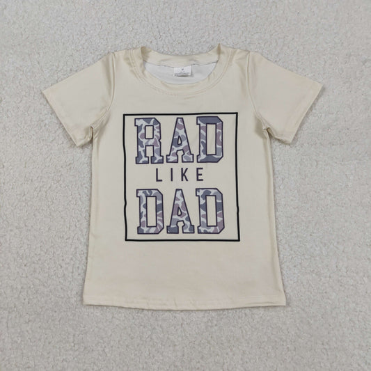 BT1416 baby boys DADshort sleeve shirt top