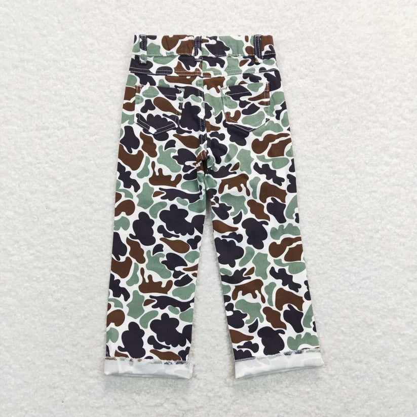 Matching Baby boys girls camo jeans