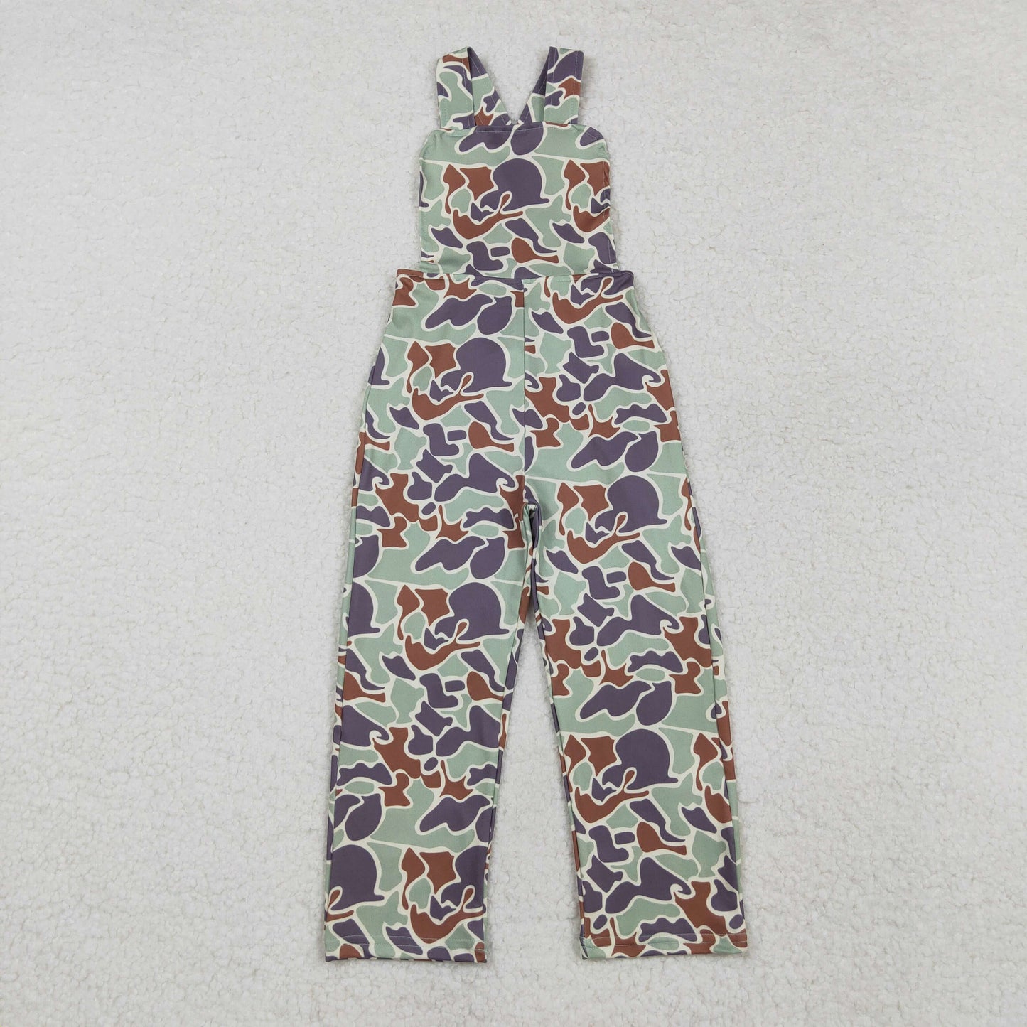 SR2006 baby boys camo Overalls