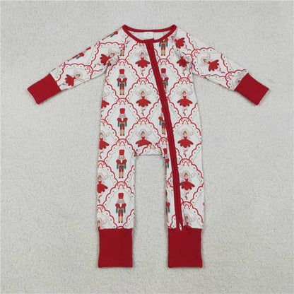 Family Matching Adult Baby girls Soldier Christmas pajamas clothing