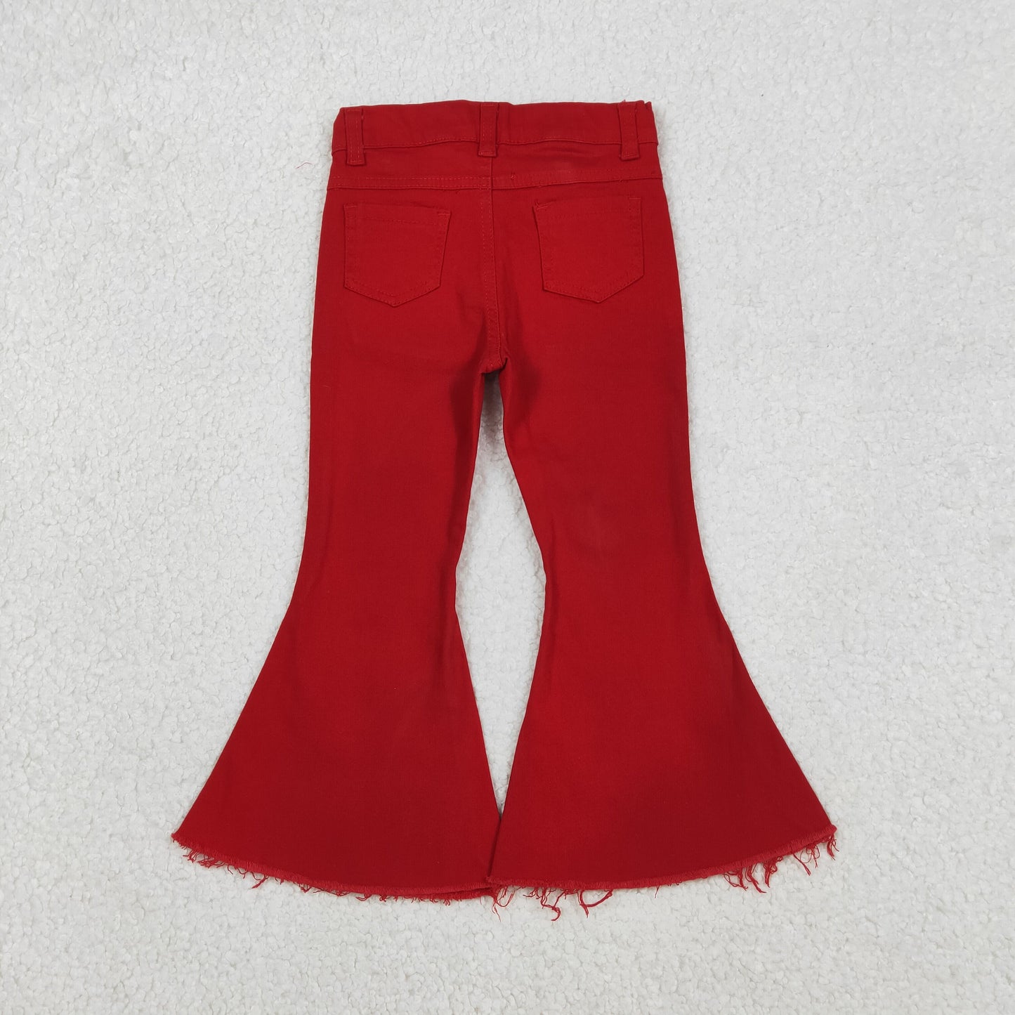 P0083 Girls Red Jeans