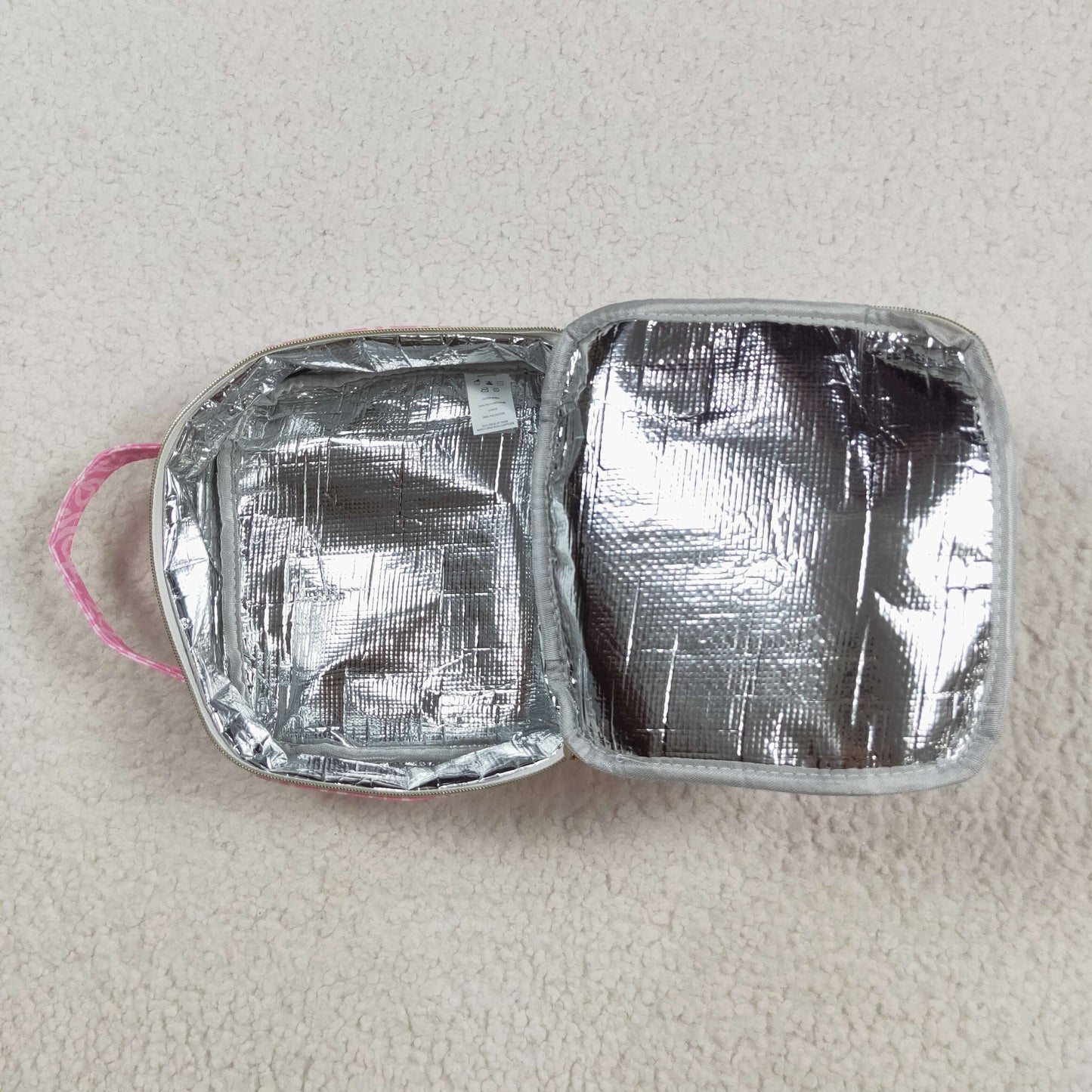 BA0310 baby pink bow floral Lunch Box