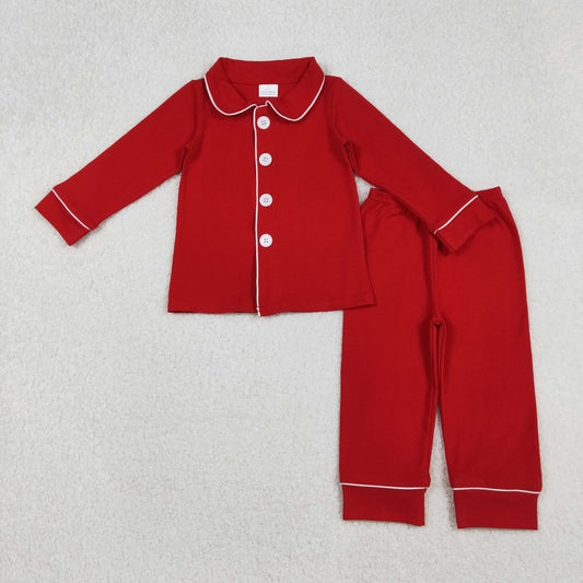 BLP1267 boys red pajamas