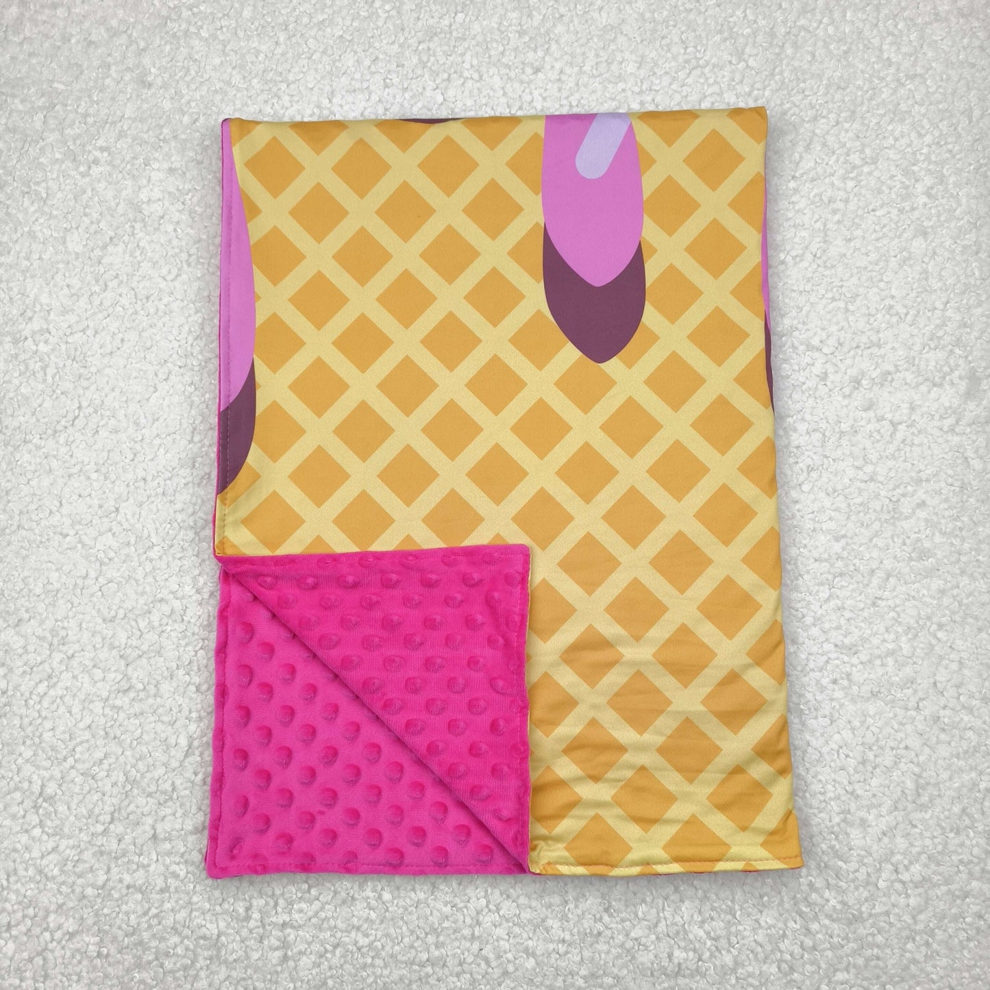 BL0201 Baby ice cream checkered Blankets