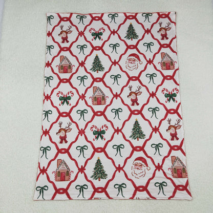 BL0219 Baby Christmas red Blankets ( Deadline Sep.4)