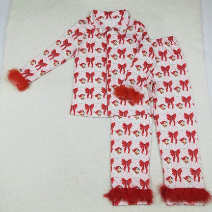 Matching Adult women Christmas furry pajamas