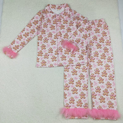 Matching Adult women Christmas furry pajamas