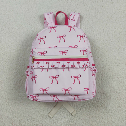 BA0233 baby bow pink backpack 10*13.9*4.5 INCHES