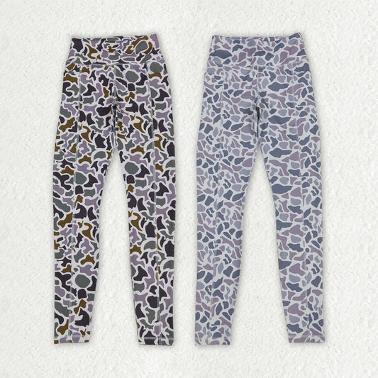 Matching Adult women camo Long camo pant yoga