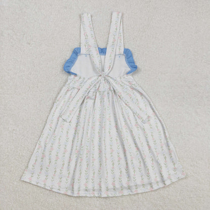 GSD1099 Girls flower leaf Dress