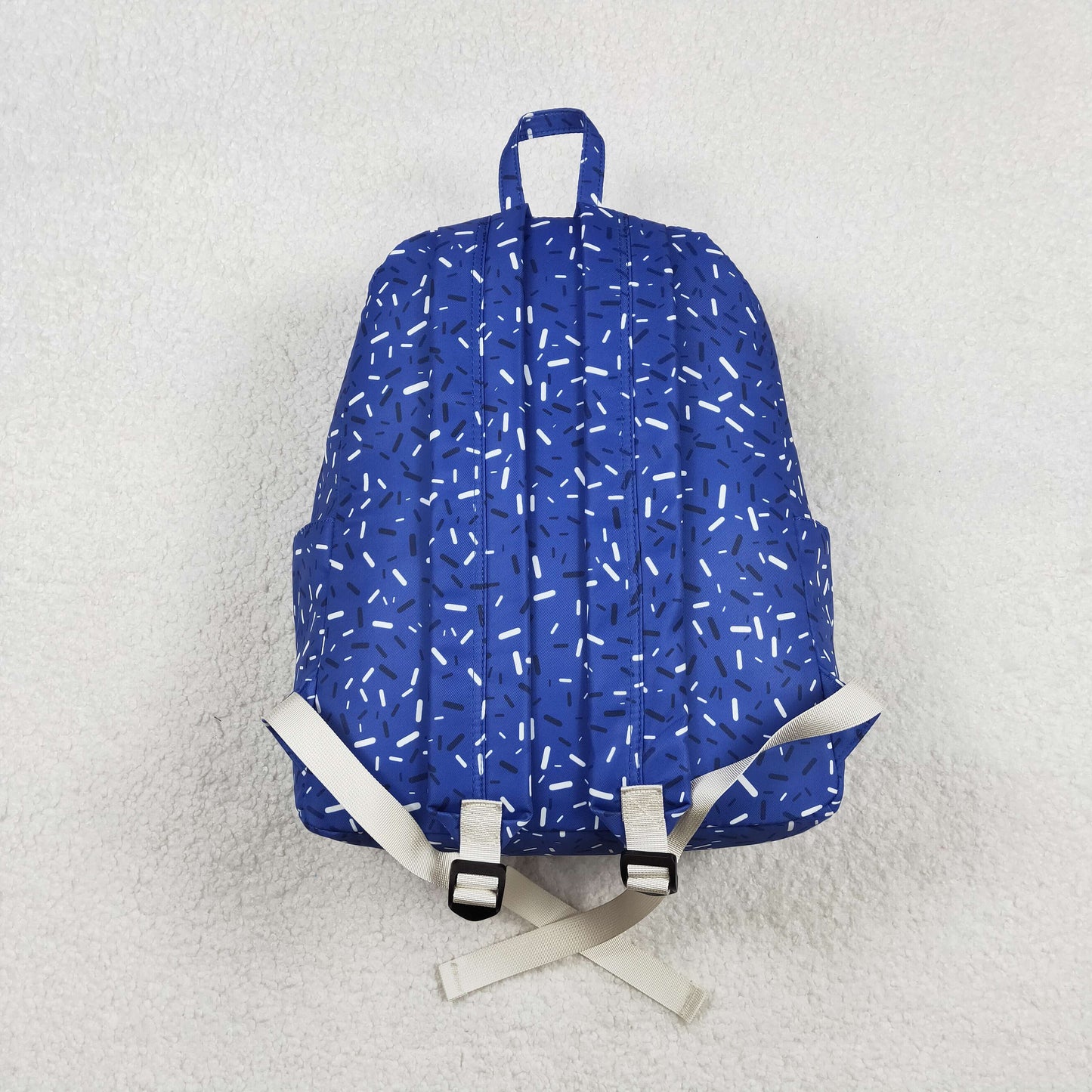 BA0340 blue Fireworks waffles zipper schoolbag