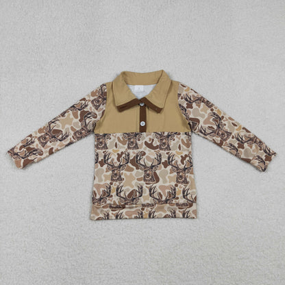 BT1338 toddler boy clothes aztec boys western winter top