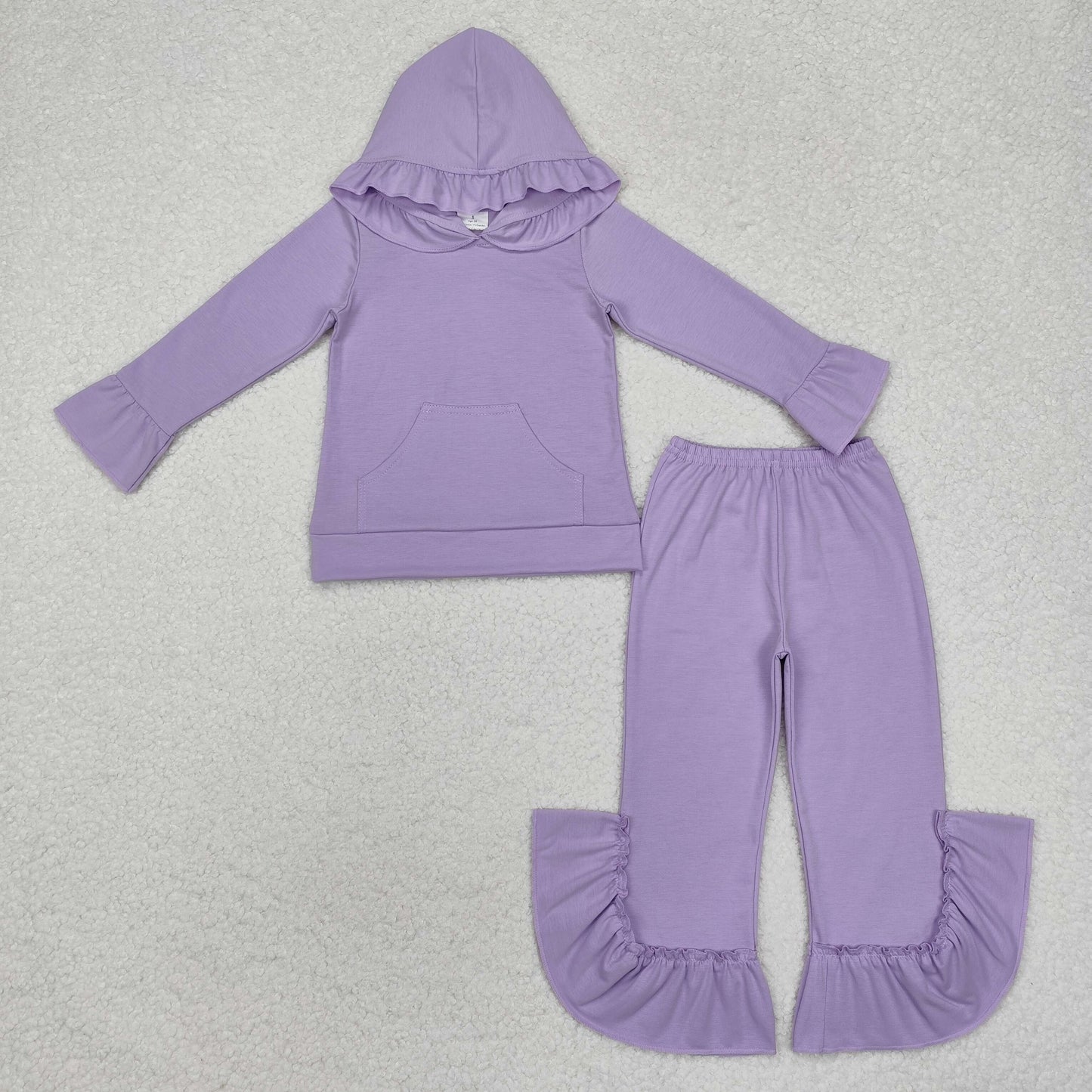 GLP2060 Girls purple hoodies pajamas