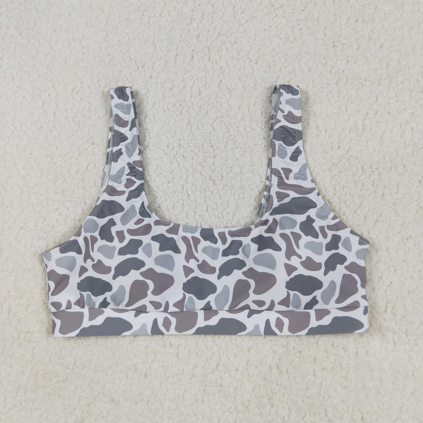 S0556 Adult women grey Camo swimsuit