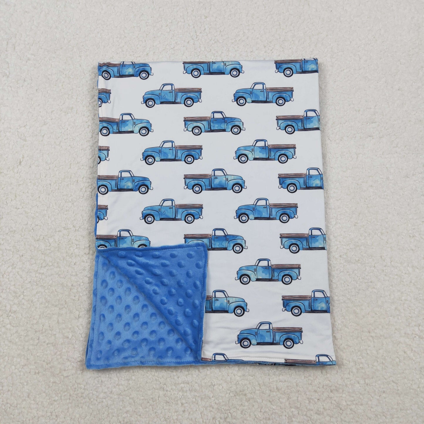BL0062 Baby blue car Blankets