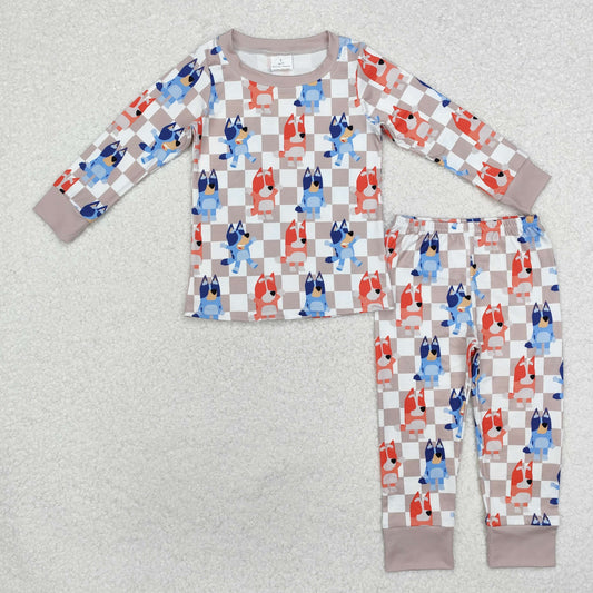 BLP0957 baby Boys cartoon dog pajamas