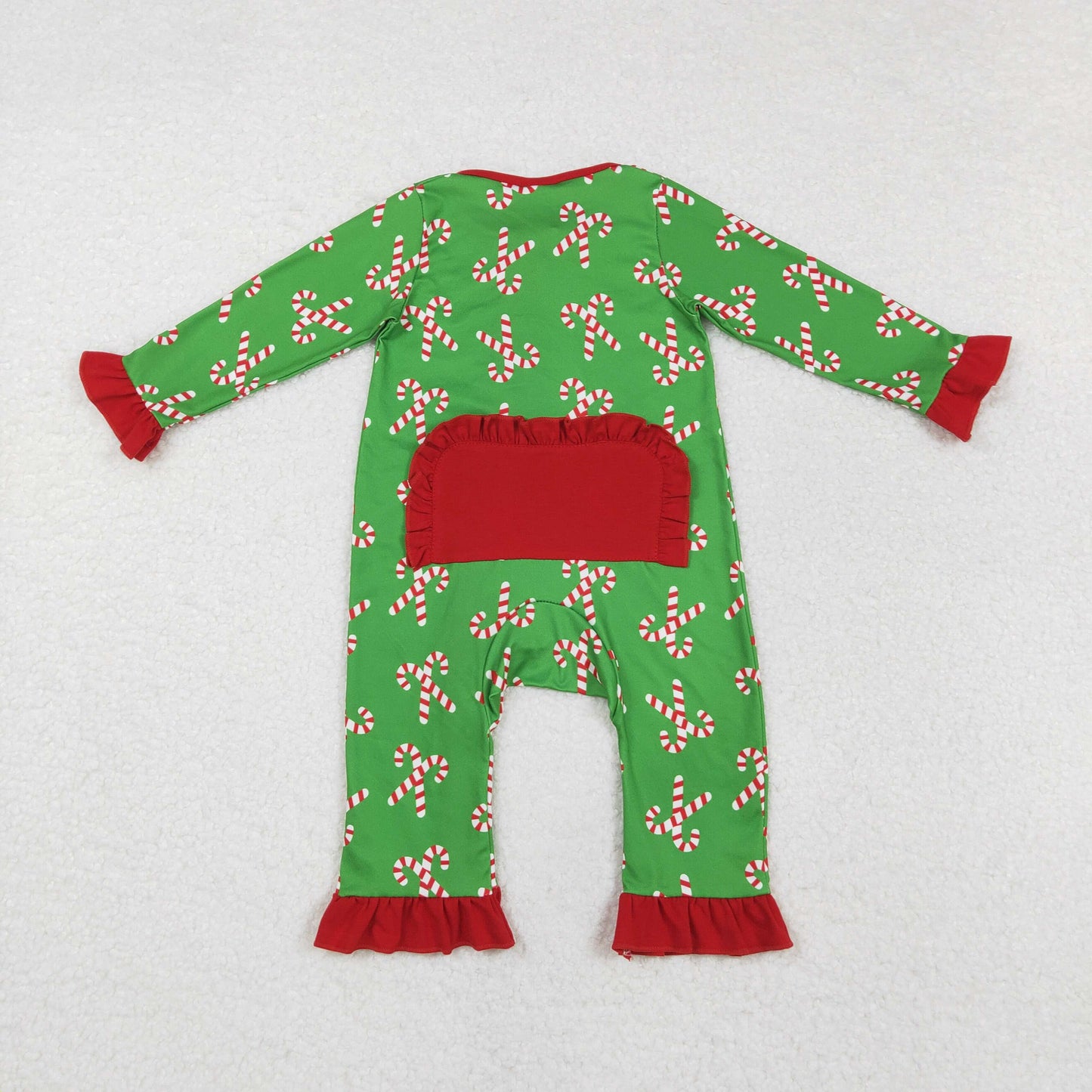 LR1236 Baby girls Christmas candy romper