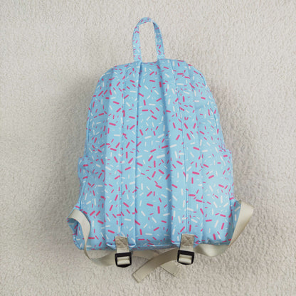 BA0297 blue zipperschoolbag